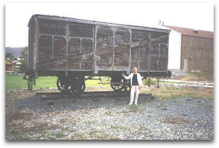 Nevada Merci boxcar before restoration