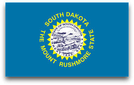 South Dakota state flag.