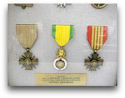 Framed Bertrand Medals Bottom Row